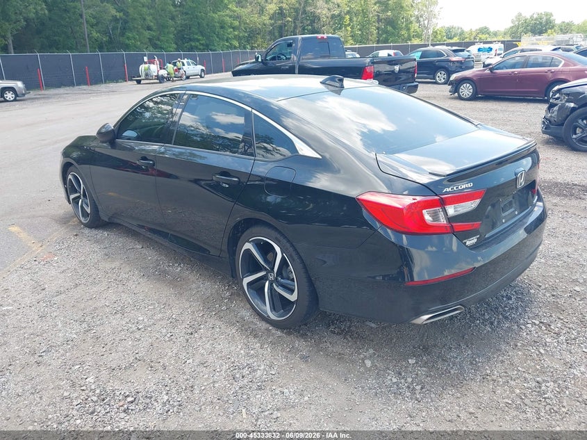 Vin: 1hgcv1f35na077410, lot: 45831568, honda accord sport 20223