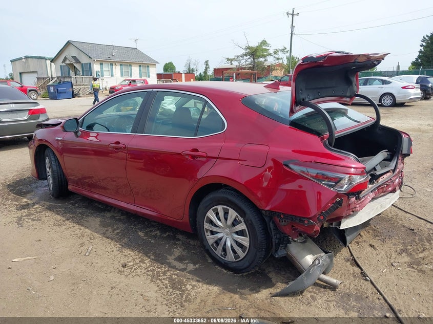 2021 TOYOTA CAMRY auction photo 3
