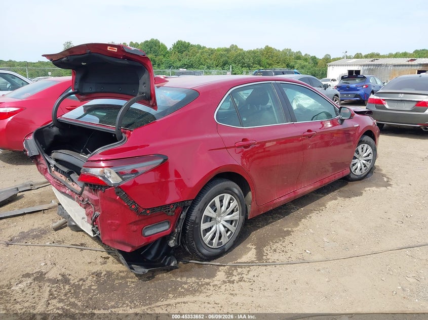 2021 TOYOTA CAMRY auction photo 4