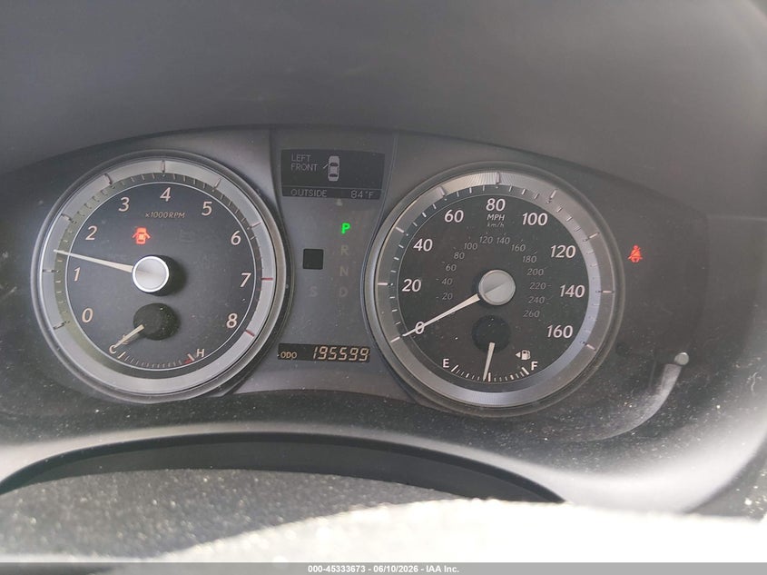 2008 LEXUS ES SEDAN 3.5L V-6 DOHC, VVT, 272HP