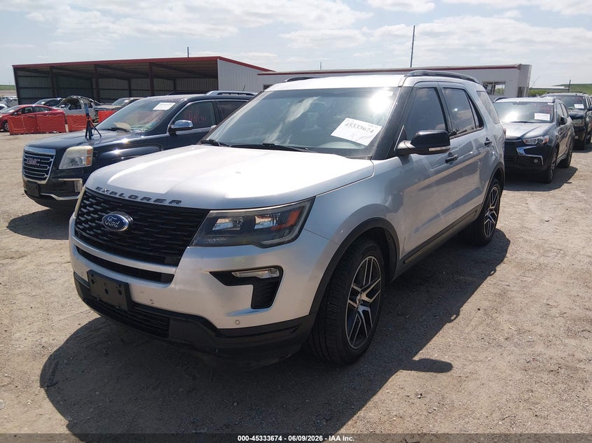 Vin: 1fm5k8gt3jga73916, lot: 45831610, ford explorer sport 20182