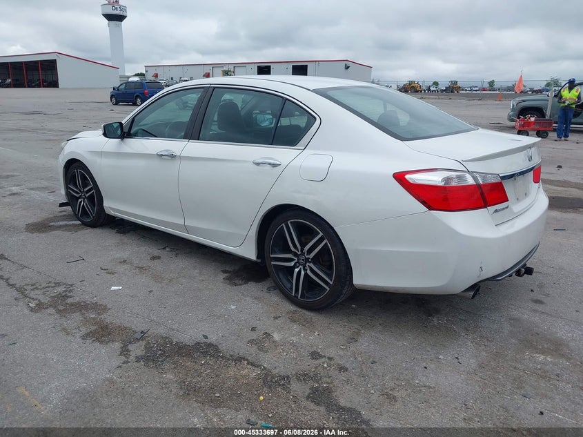 Vin: 1hgcr2f51ea157248, lot: 45831633, honda accord sport 20143