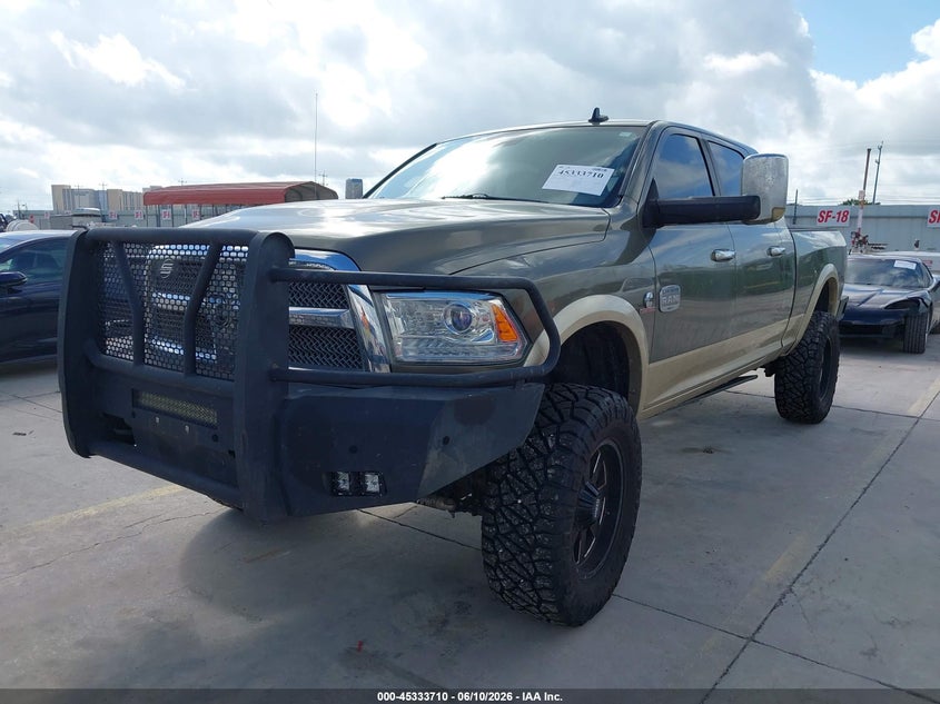 Vin: 3c6ur5pl4eg244717, lot: 45831646, ram 2500 longhorn 20142