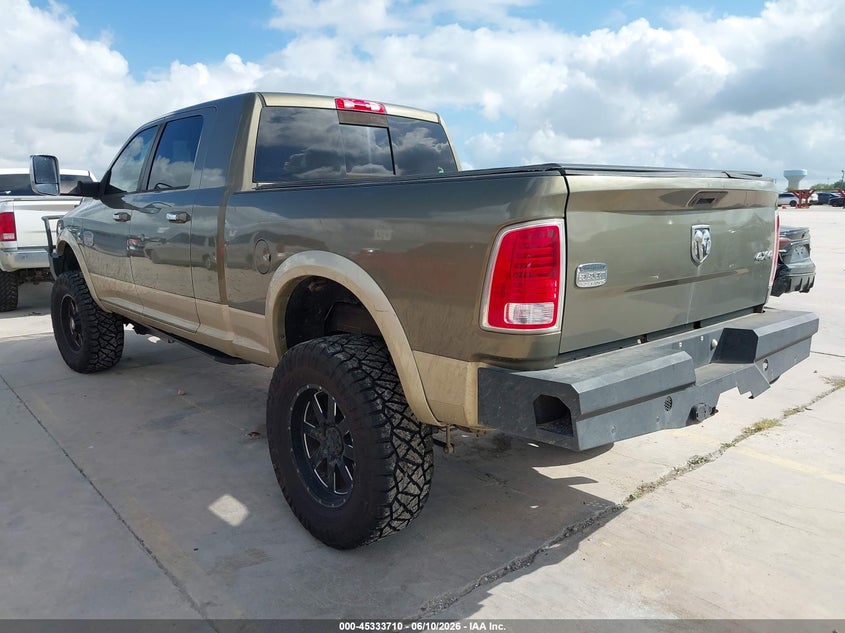Vin: 3c6ur5pl4eg244717, lot: 45831646, ram 2500 longhorn 20143