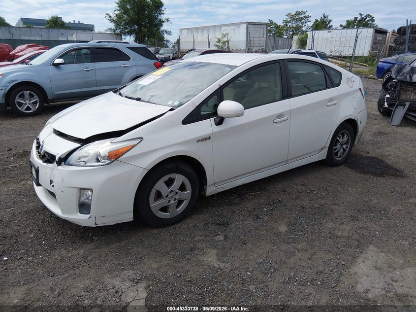 Vin: jtdkn3du0a0181773, lot: 45831674, toyota prius ii 20102