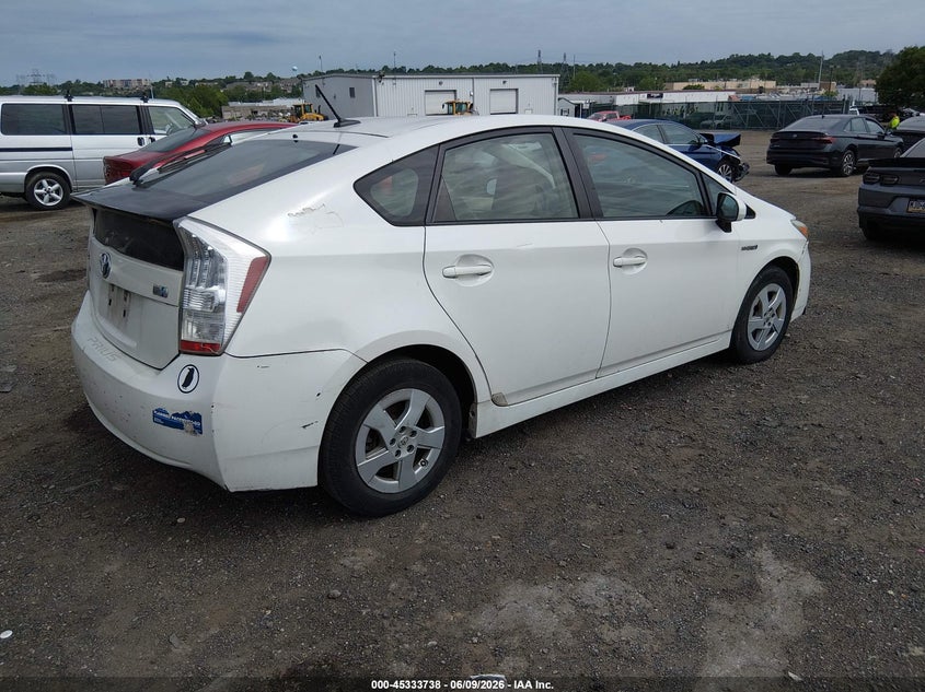 Vin: jtdkn3du0a0181773, lot: 45831674, toyota prius ii 20104