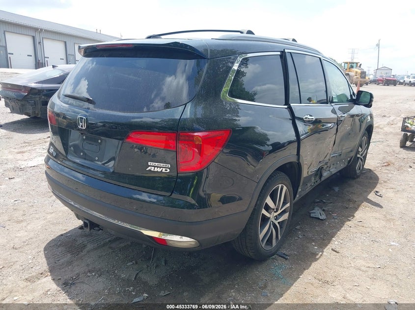 Vin: 5fnyf6h99gb025854, lot: 45831706, honda pilot touring 20164