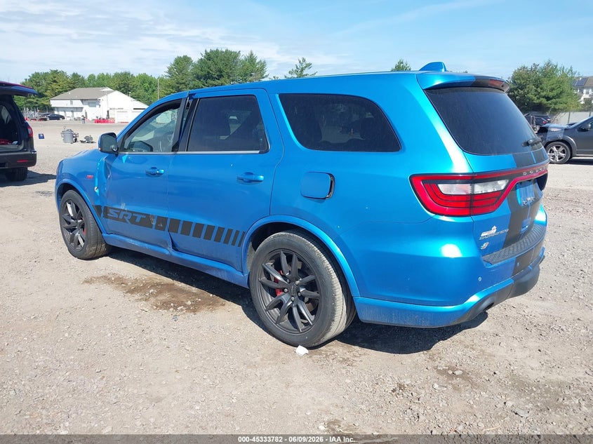 Vin: 1c4sdjgjxjc416123, lot: 45831718, dodge durango srt awd 20183