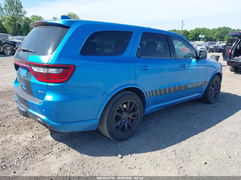 Vin: 1c4sdjgjxjc416123, lot: 45831718, dodge durango srt awd 20184