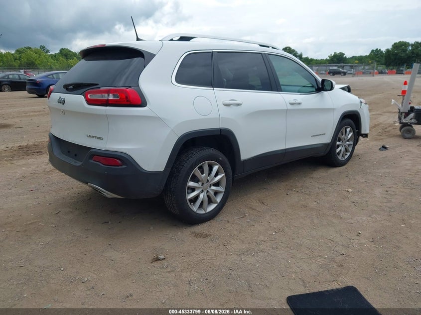 Vin: 1c4pjlds6hw602905, lot: 45831735, jeep cherokee limited fwd 20174