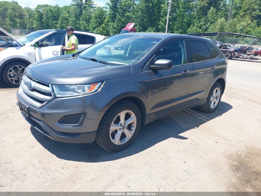 Vin: 2fmpk4g98hbc39368, lot: 45831751, ford edge se 20172