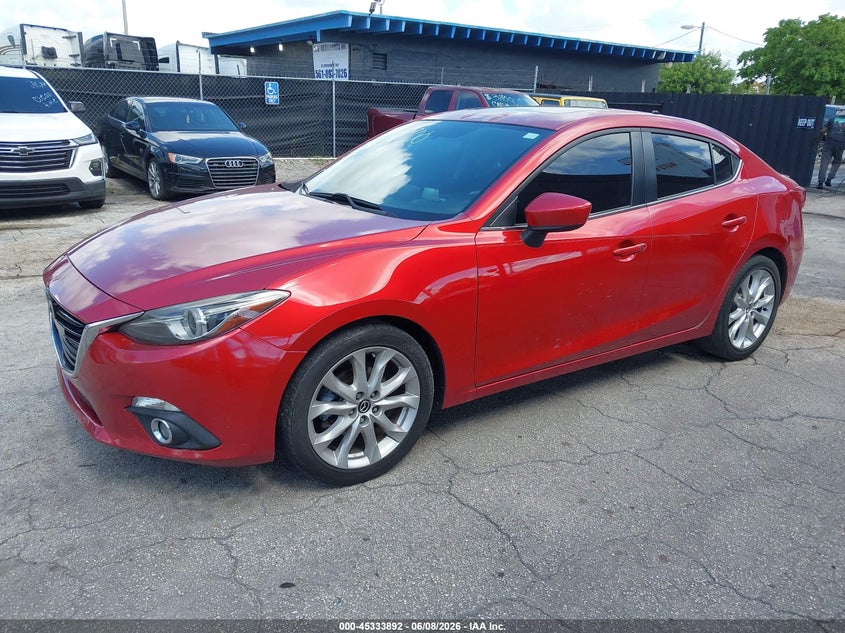 Vin: jm1bm1w38f1268088, lot: 45831828, mazda mazda3 s grand touring 20152