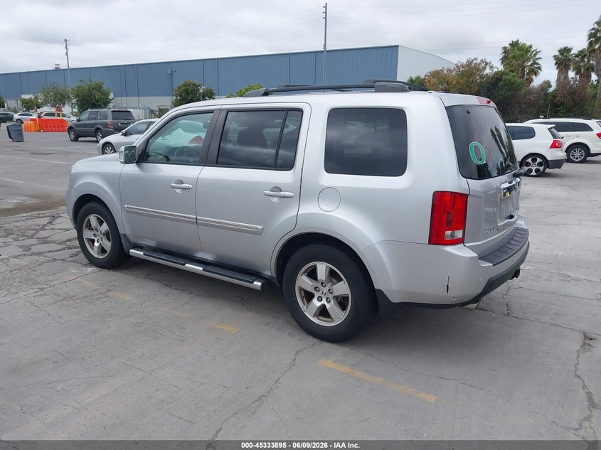 Vin: 5fnyf4h97ab010071, lot: 45831831, honda pilot touring 20103