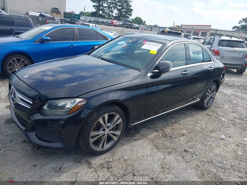 Vin: 55swf4kb0gu148920, lot: 45831857, mercedes-benz c 300 4matic 20162