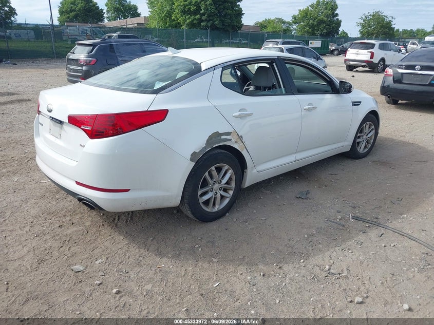 Vin: 5xxgm4a78dg232565, lot: 45831908, kia optima lx 20134
