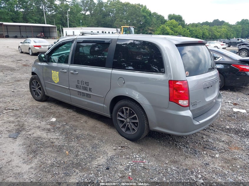 Vin: 2c4rdgcg2hr600131, lot: 45831913, dodge grand caravan sxt 20173