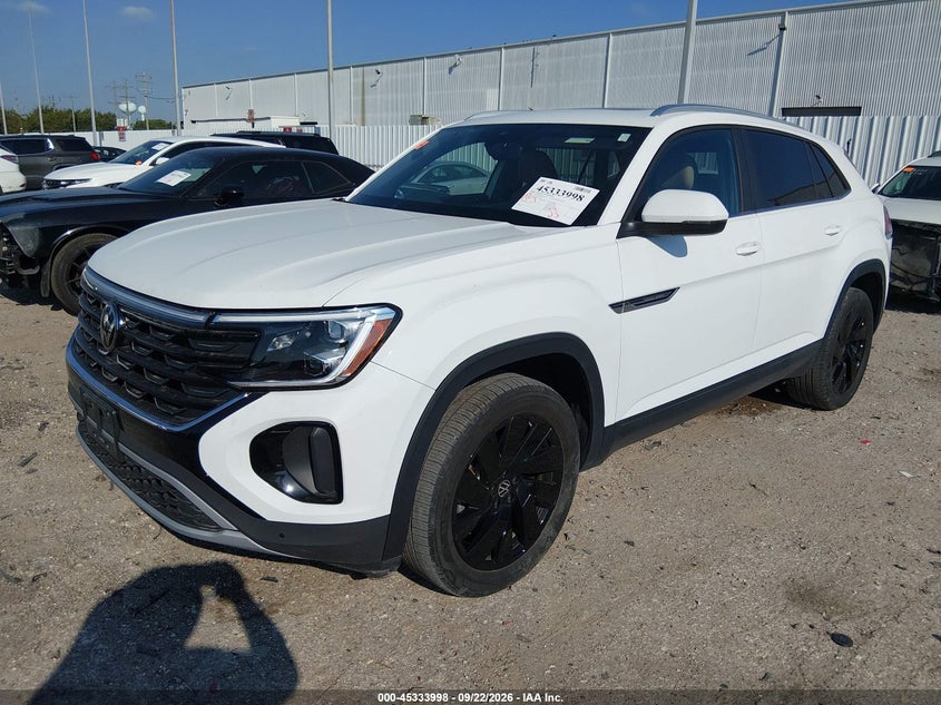 Vin: 1v2je2ca8sc203787, lot: 45831934, volkswagen atlas cross sport 2.0t se w/technology 20252