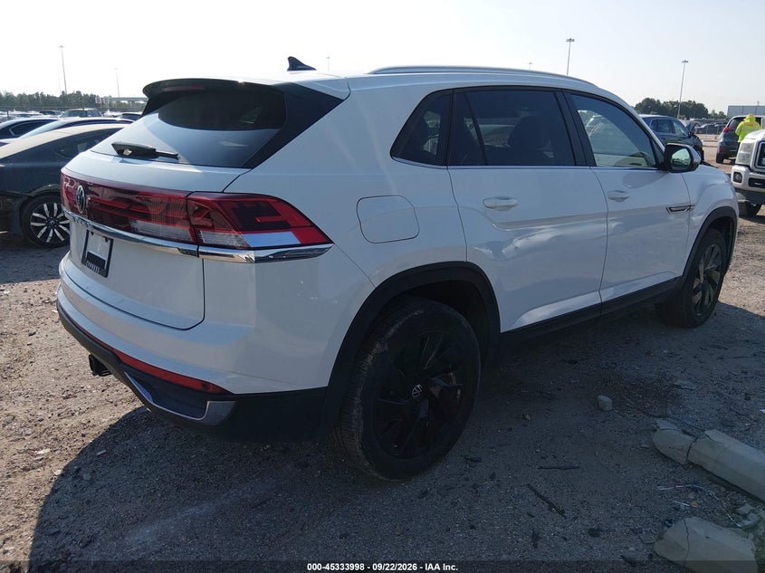 Vin: 1v2je2ca8sc203787, lot: 45831934, volkswagen atlas cross sport 2.0t se w/technology 20254