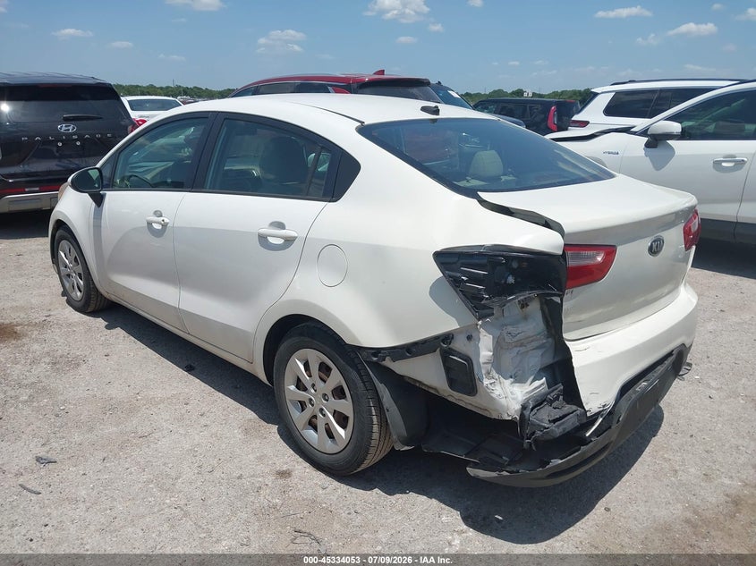 2016 KIA RIO auction photo 3