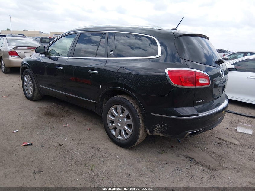Vin: 5gakrbkd9ej336758, lot: 45832004, buick enclave leather 20143