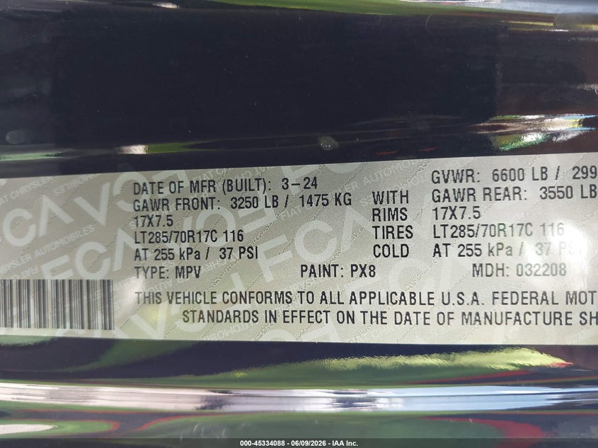 2024 Jeep Wrangler 4Xe Rubicon 4Xe VIN: 1C4RJXR62RW292166 Lot: 45334088