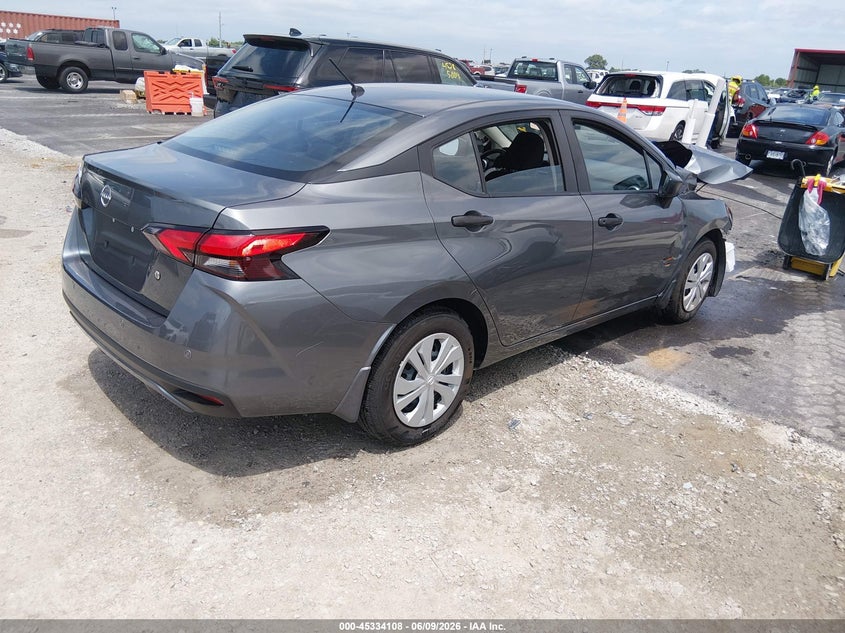 Vin: 3n1cn8dv0sl875980, lot: 45832044, nissan versa 1.6 s 20254