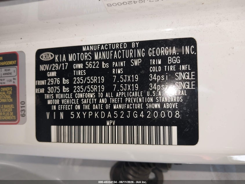 2018 Kia Sorento - Ansicht 9