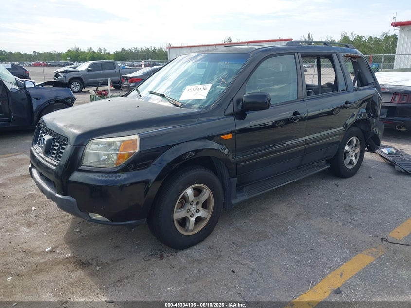 2007 Honda Pilot Ex-L 2HKYF18727H519928 photo 1