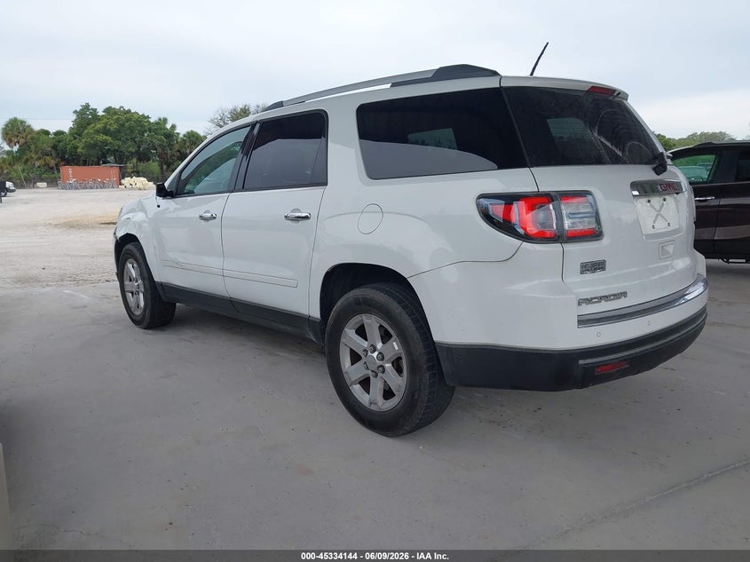 Vin: 1gkkrpkd3gj286572, lot: 45832080, gmc acadia sle-2 20163