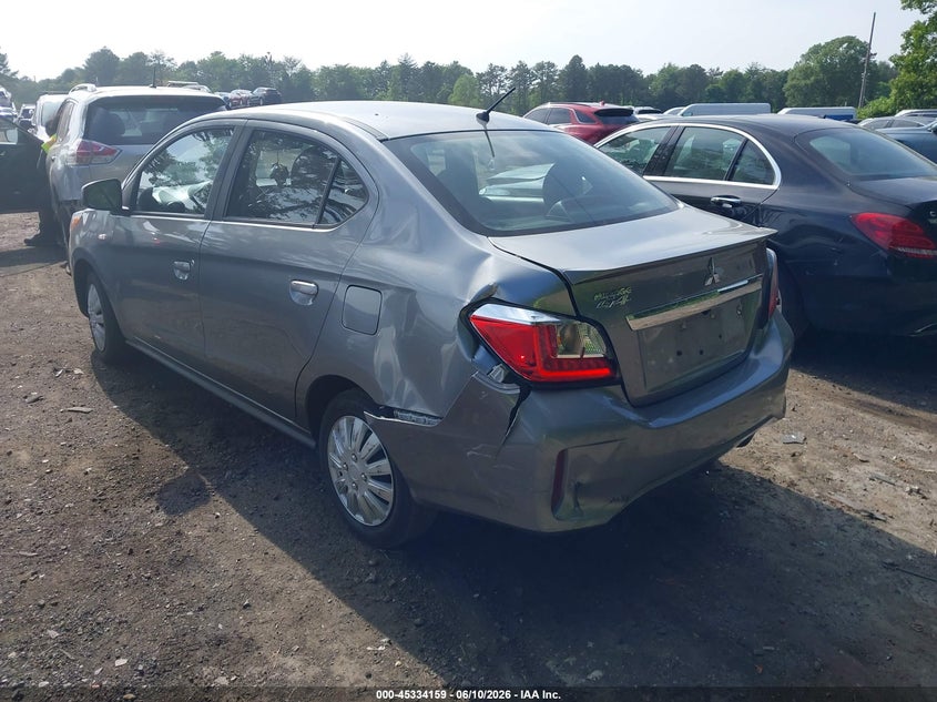 2022 MITSUBISHI MIRAGE G4 auction photo 3