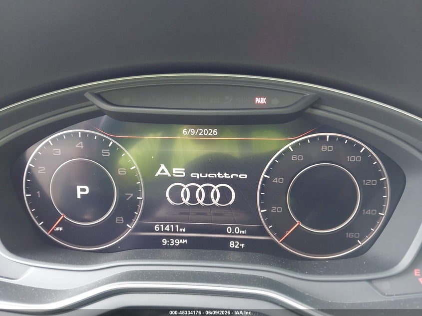 VIN: WAUENCF56KA092236 2019 AUDI A5 45 PREMIUM
