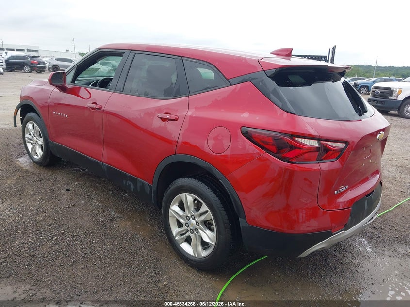 Vin: 3gnkbbra8ks700233, lot: 45832204, chevrolet blazer 20193