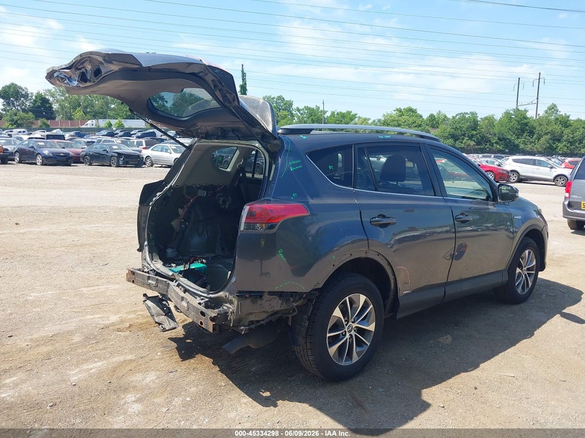 Vin: jtmrjrevxhd074477, lot: 45832234, toyota rav4 hybrid xle 20174