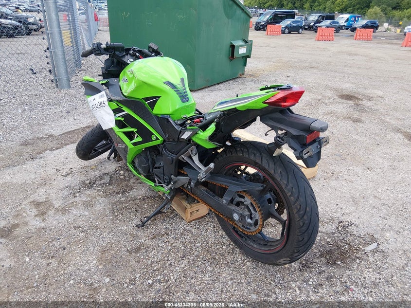 2014 KAWASAKI EX300 auction photo 3