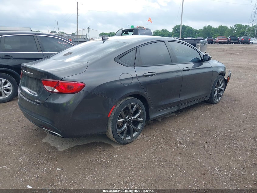 Vin: 1c3cccbb1fn591900, lot: 45832249, chrysler 200 s 20154