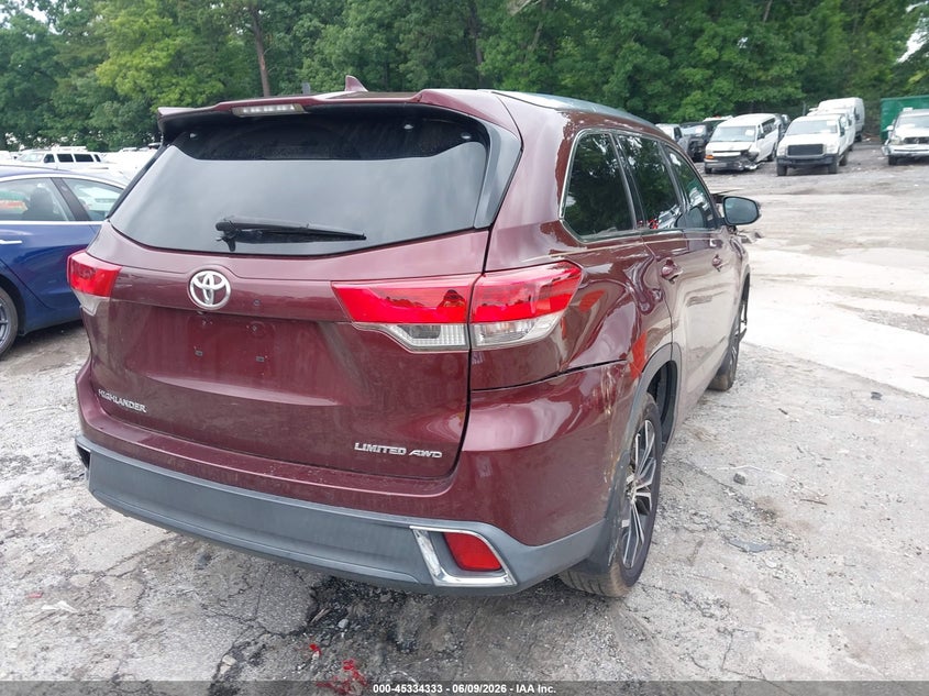 Vin: 5tddzrfhxks931274, lot: 45832269, toyota highlander limited 20194