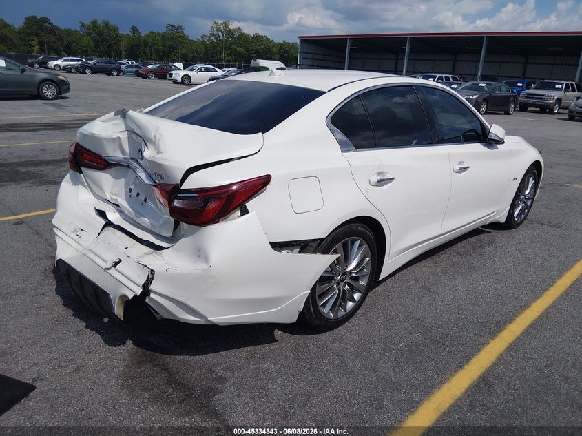 2020 INFINITI Q50 SEDAN 3.0L V-6 DI, DOHC, VVT, TURBO, 300HP