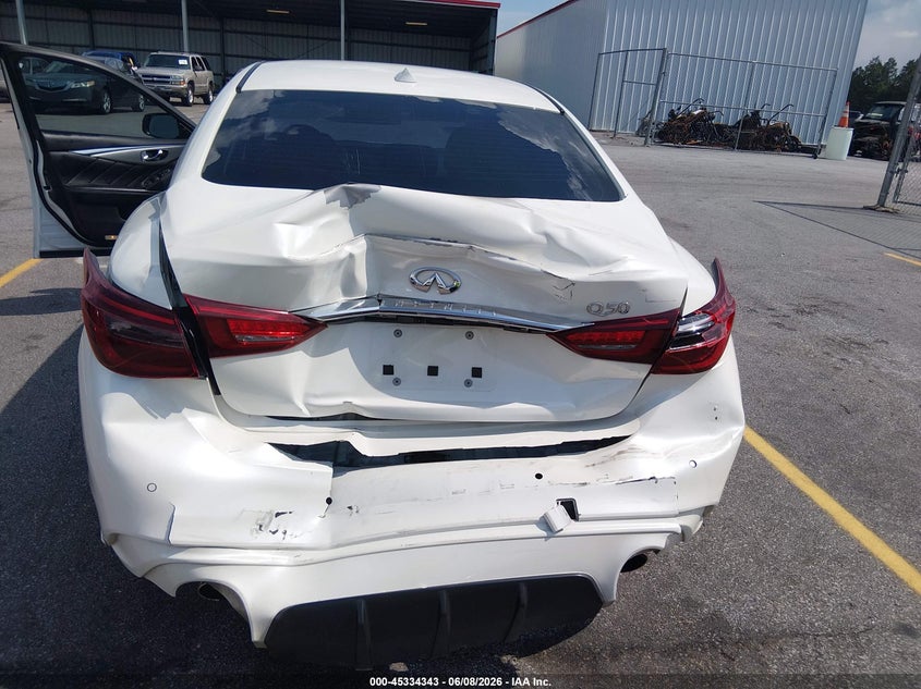 2020 INFINITI Q50 SEDAN 3.0L V-6 DI, DOHC, VVT, TURBO, 300HP