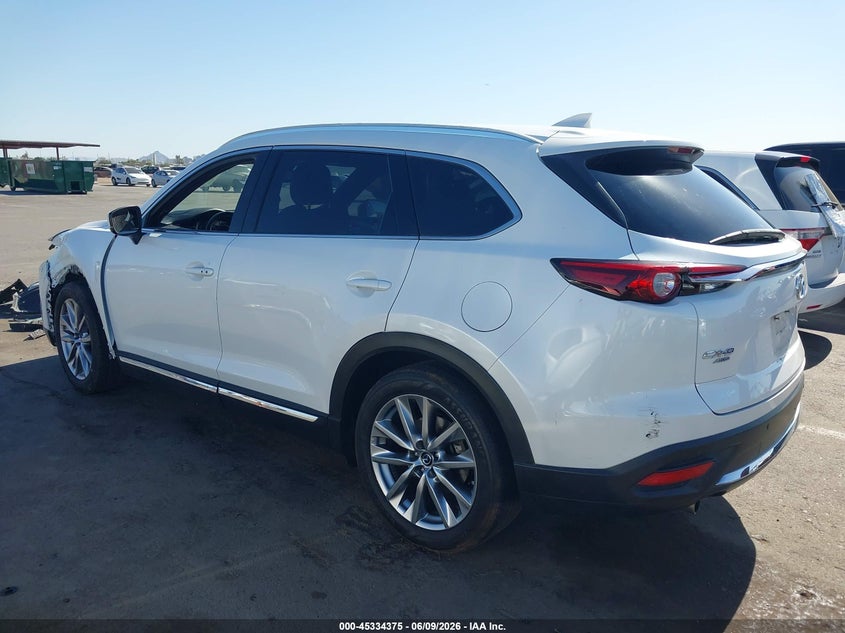 Vin: jm3tcbey6j0217690, lot: 45832311, mazda cx-9 signature 20183
