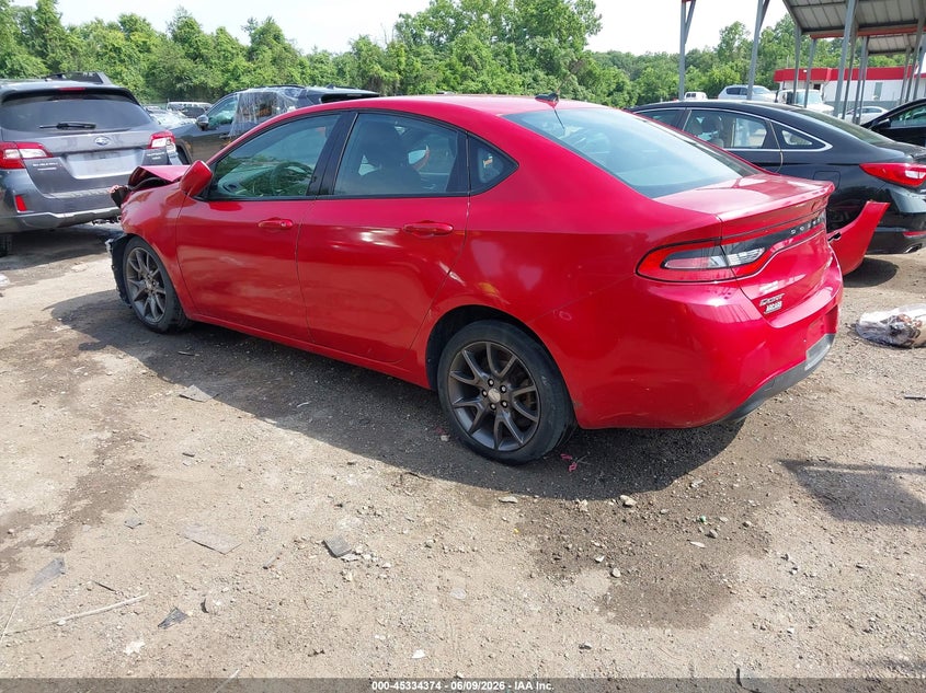 Vin: 1c3cdfba5dd147329, lot: 45832313, dodge dart rallye 20133