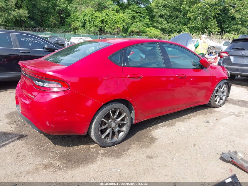 Vin: 1c3cdfba5dd147329, lot: 45832313, dodge dart rallye 20134