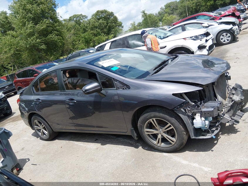 2015 HONDA CIVIC SEDAN 1.8L I-4 VVT, 143HP