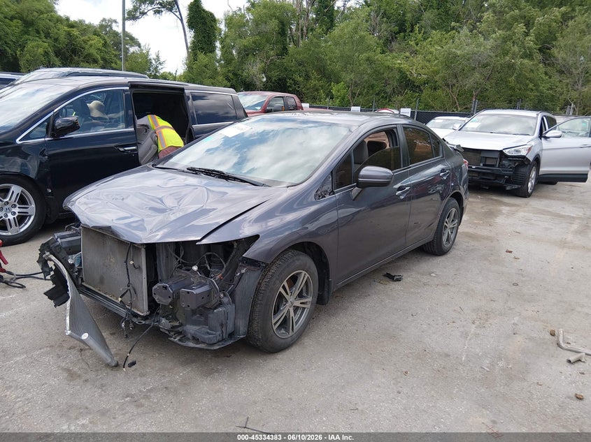 2015 HONDA CIVIC auction photo 2