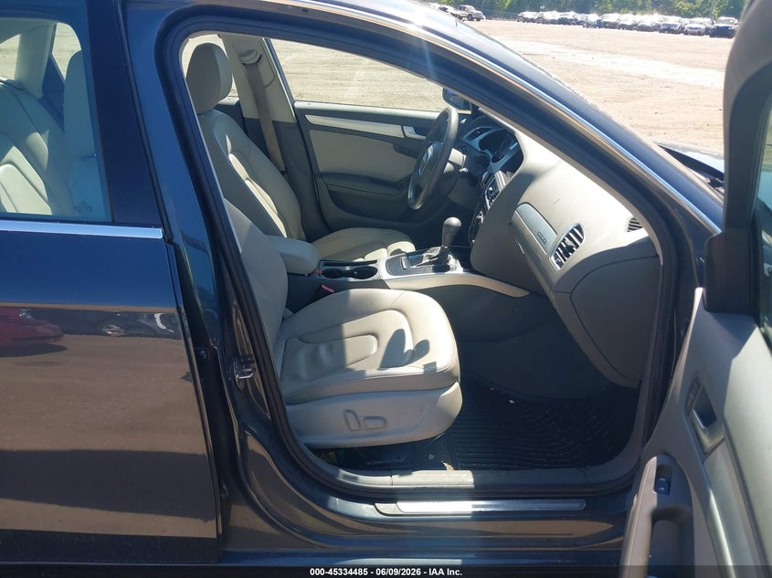 2009 AUDI A4 SEDAN 2.0L I-4 DI, DOHC, VVT, TURBO, 211HP