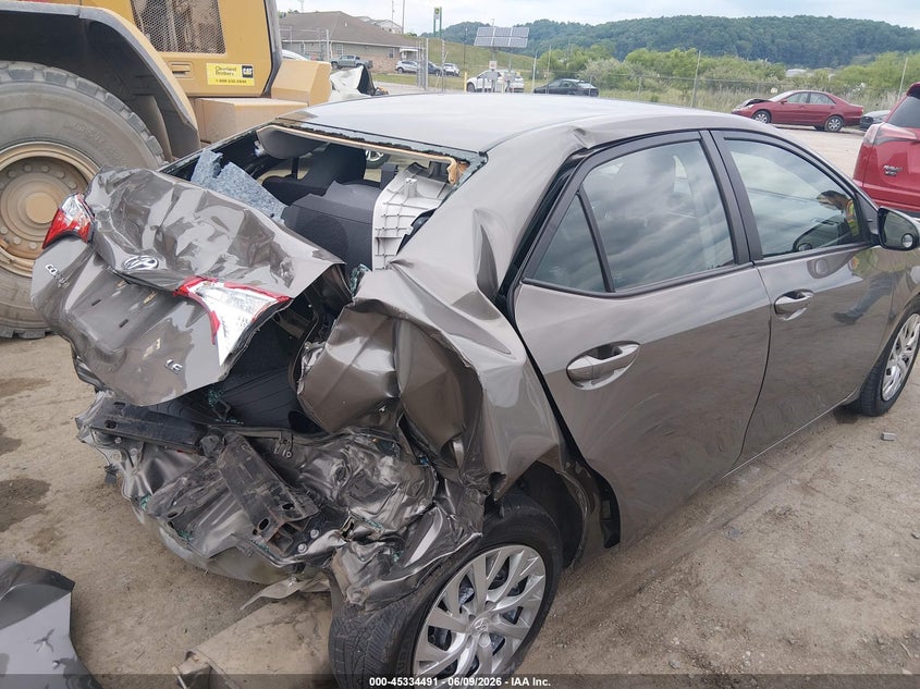 Vin: 2t1burhe7kc234985, lot: 45832427, toyota corolla le 20194