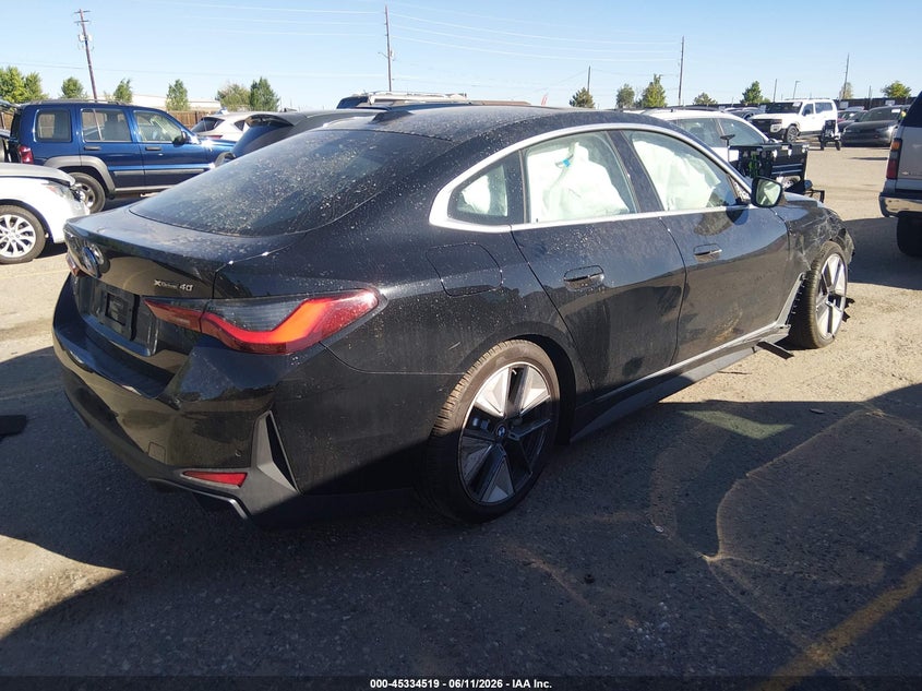 Vin: wby43hd03sfu47440, lot: 45832455, bmw i4 gran coupe xdrive40 20254