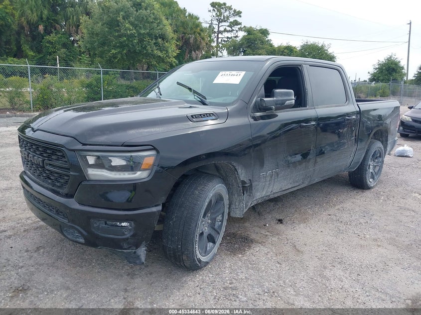 Vin: 1c6srfft0pn603022, lot: 45832579, ram 1500 big horn  4x4 5'7 box 20232