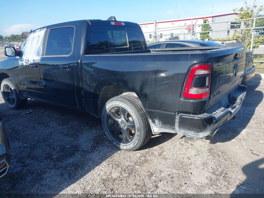 Vin: 1c6srfft0pn603022, lot: 45832579, ram 1500 big horn  4x4 5'7 box 20233