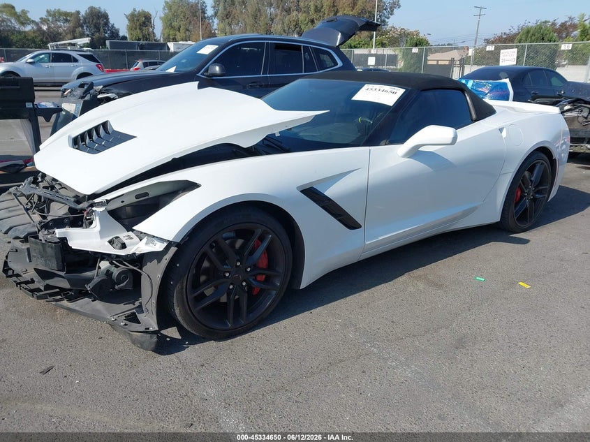 Vin: 1g1yk3d76h5116008, lot: 45832585, chevrolet corvette stingray z51 20172