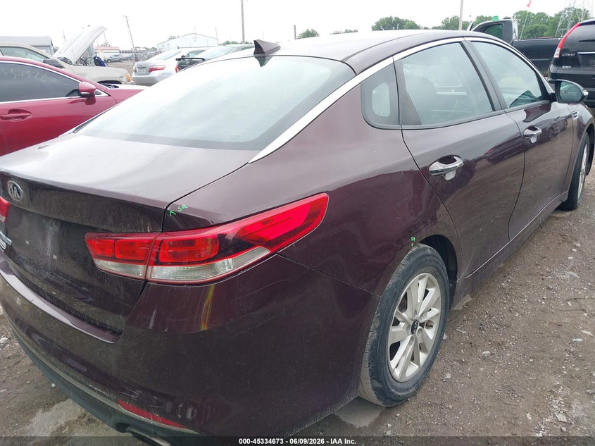 2018 Kia Optima Lx VIN: 5XXGT4L33JG181811 Lot: 45334673